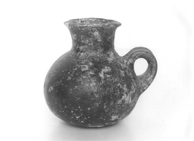 vaso a bottiglia globulare monoansato